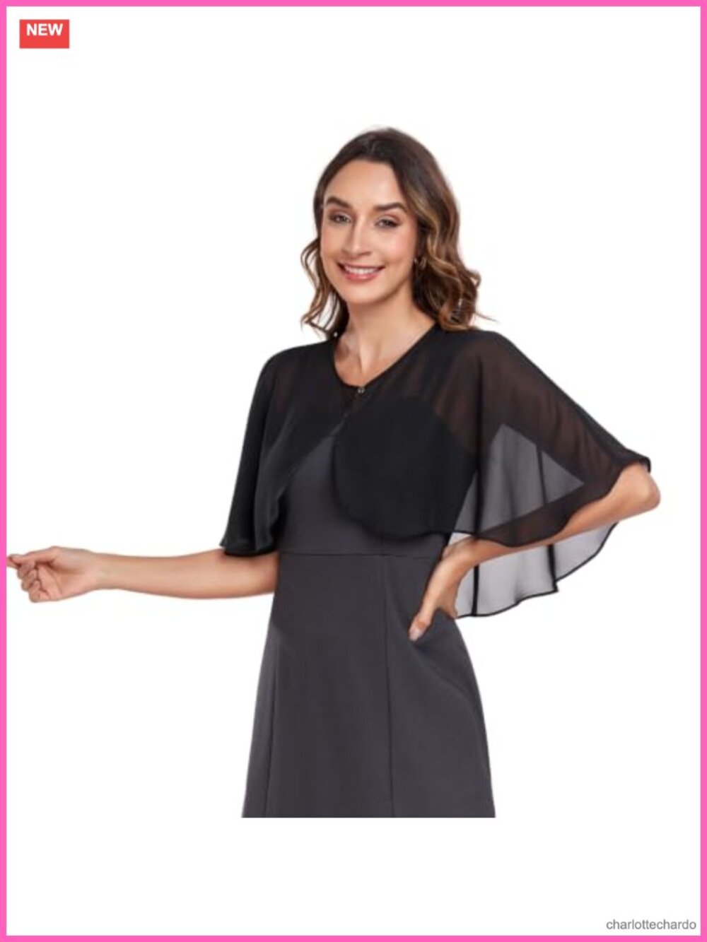Chiffon Shawl Wrap for Evening Dress Wedding Bridal Formal
